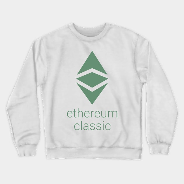 Ethereum Classic Authentic Crewneck Sweatshirt by mangobanana